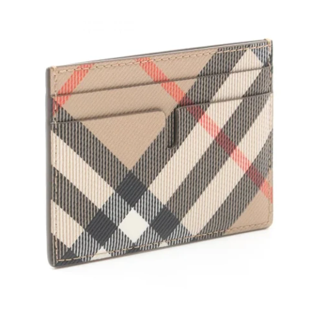Burberry Vintage Pre-owned Coated canvas home-office Beige Heren