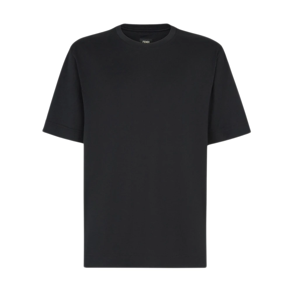 Fendi Staff Only Zwarte T-shirts en Polos Black Heren