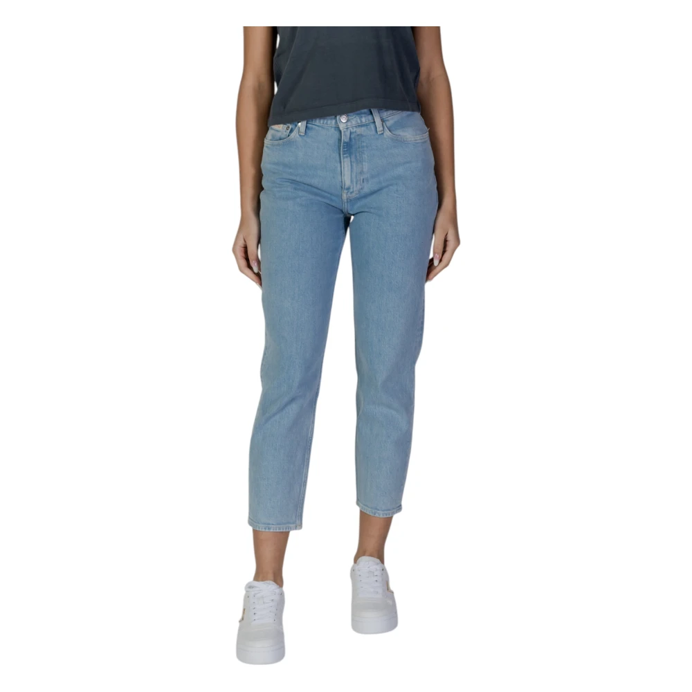 Calvin Klein Jeans Light Blue Cotton Mom Jeans - W32 | L28 - Image 2