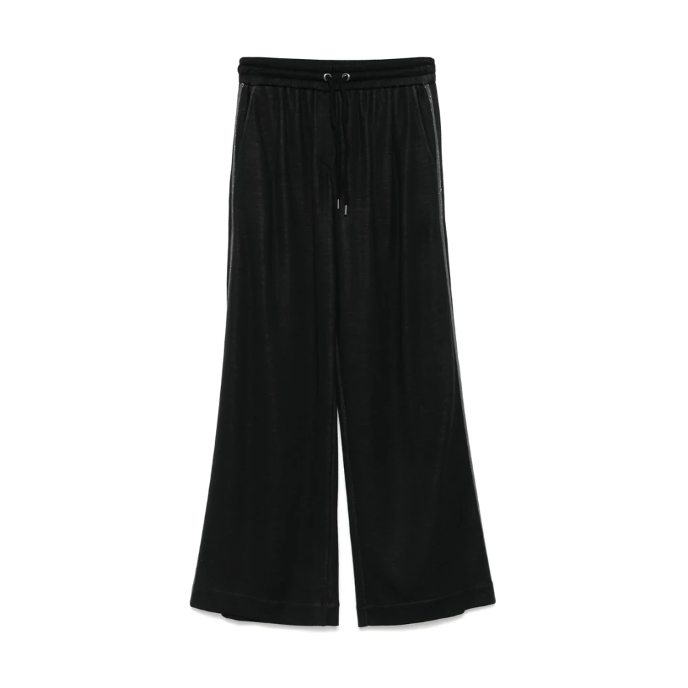 Trousers > Wide Trousers - - Brunello Cucinelli - Modalova