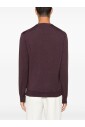 bordeaux-pull-col-rond-effet-lave