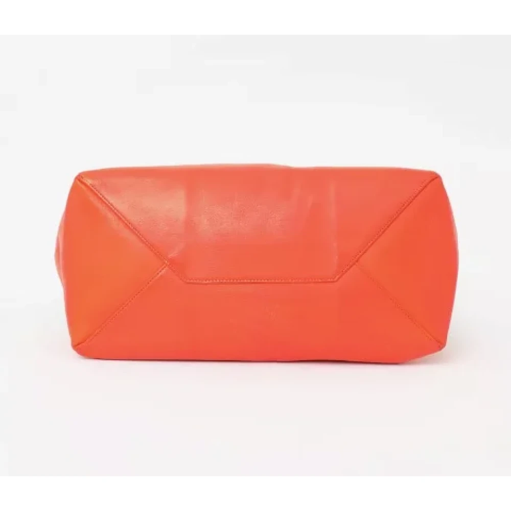 Celine Vintage Pre-owned Leather celine-bags Orange Dames