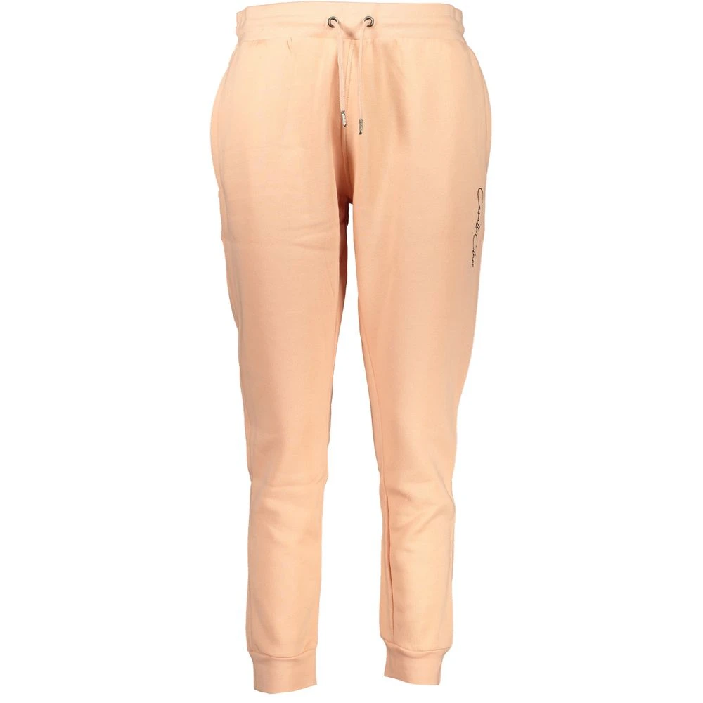 Cavalli Class Men's Pink Sweatpants, 2XL, Elastic Waist Trousers