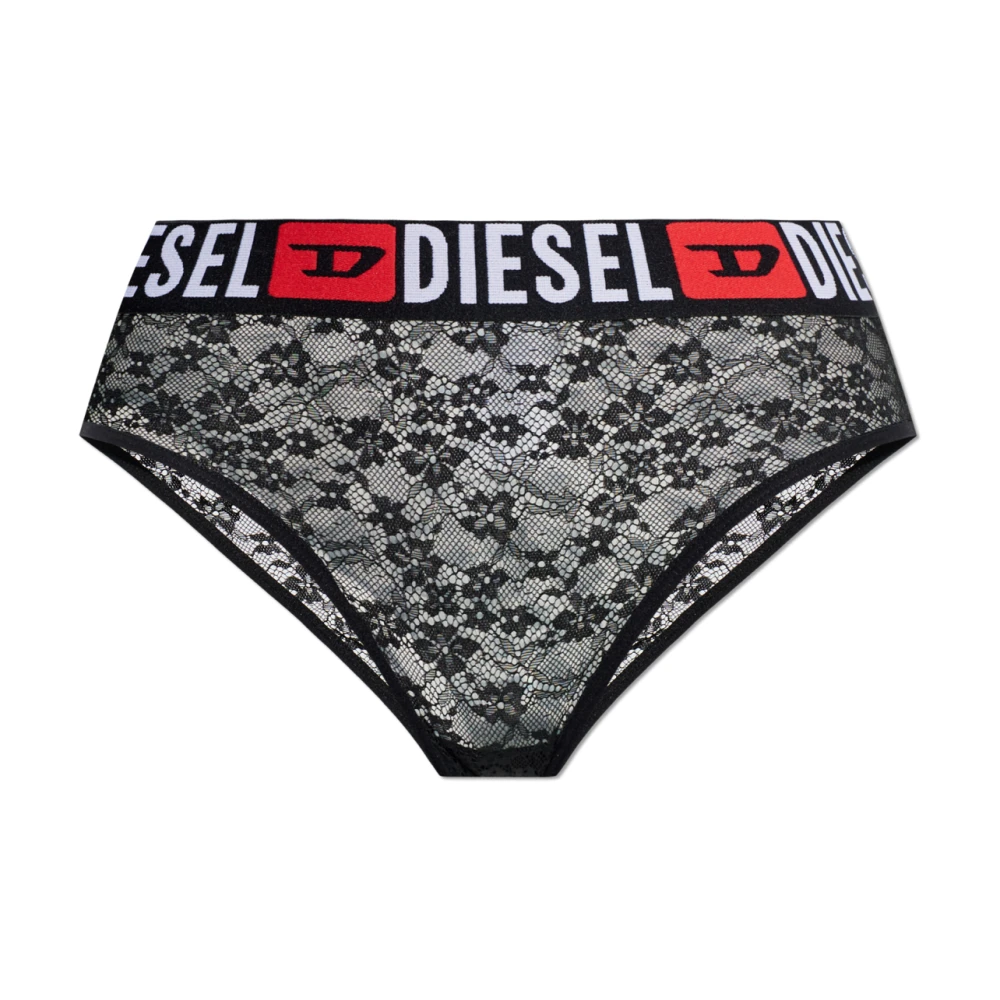 Diesel Kvinno Svart Underkläder Dam, M, Sam-D-Core Briefs