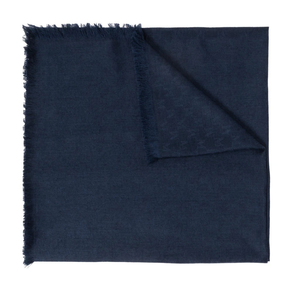 Max Mara Sjaal Umes Blue Dames