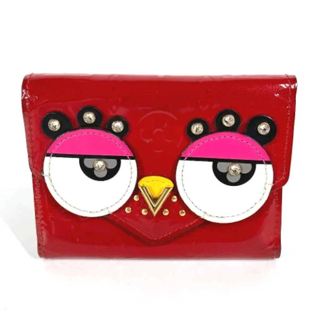 Louis Vuitton Vintage Pre-owned Fabric wallets Red Dames