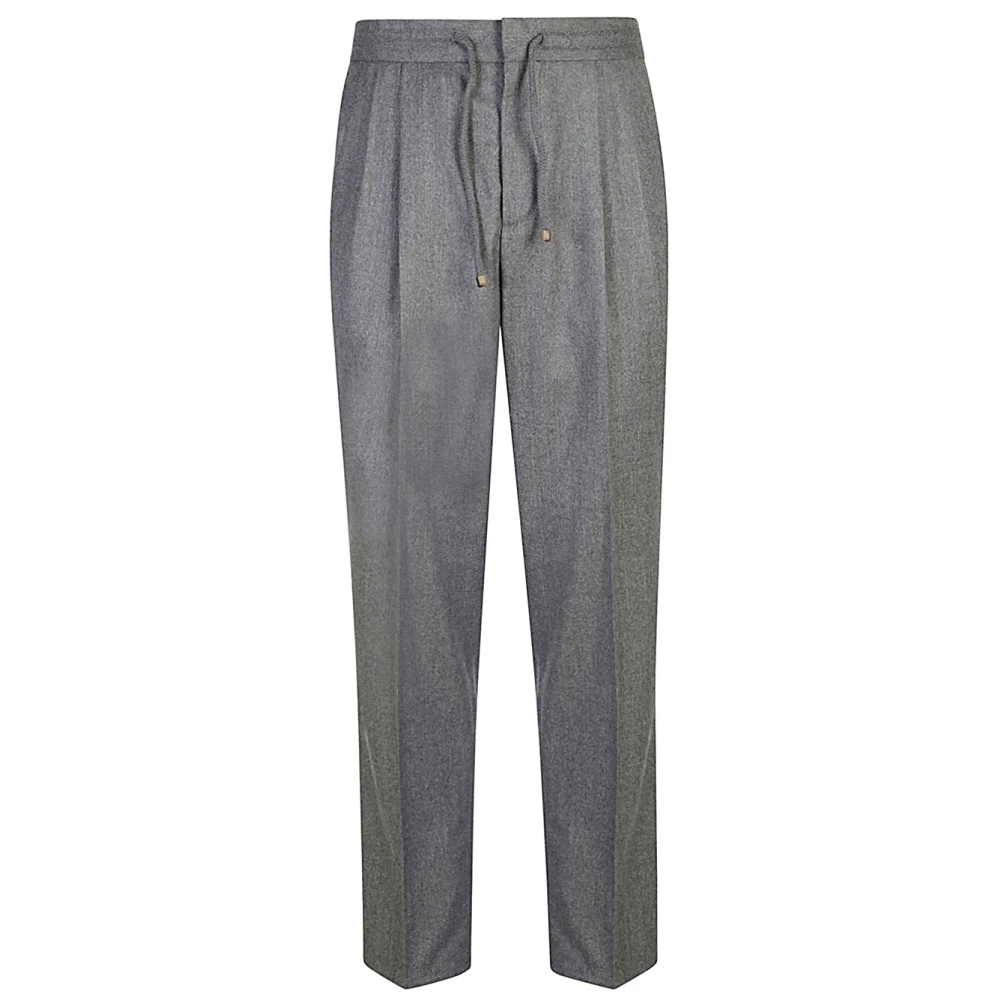 Brunello Cucinelli Uomo Grigio Pantaloni, S, New,
