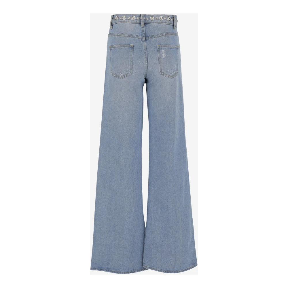 Coperni Lichte Denim Jeans Blue Dames