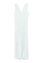 pastel-blue-plunging-v-neck-dress