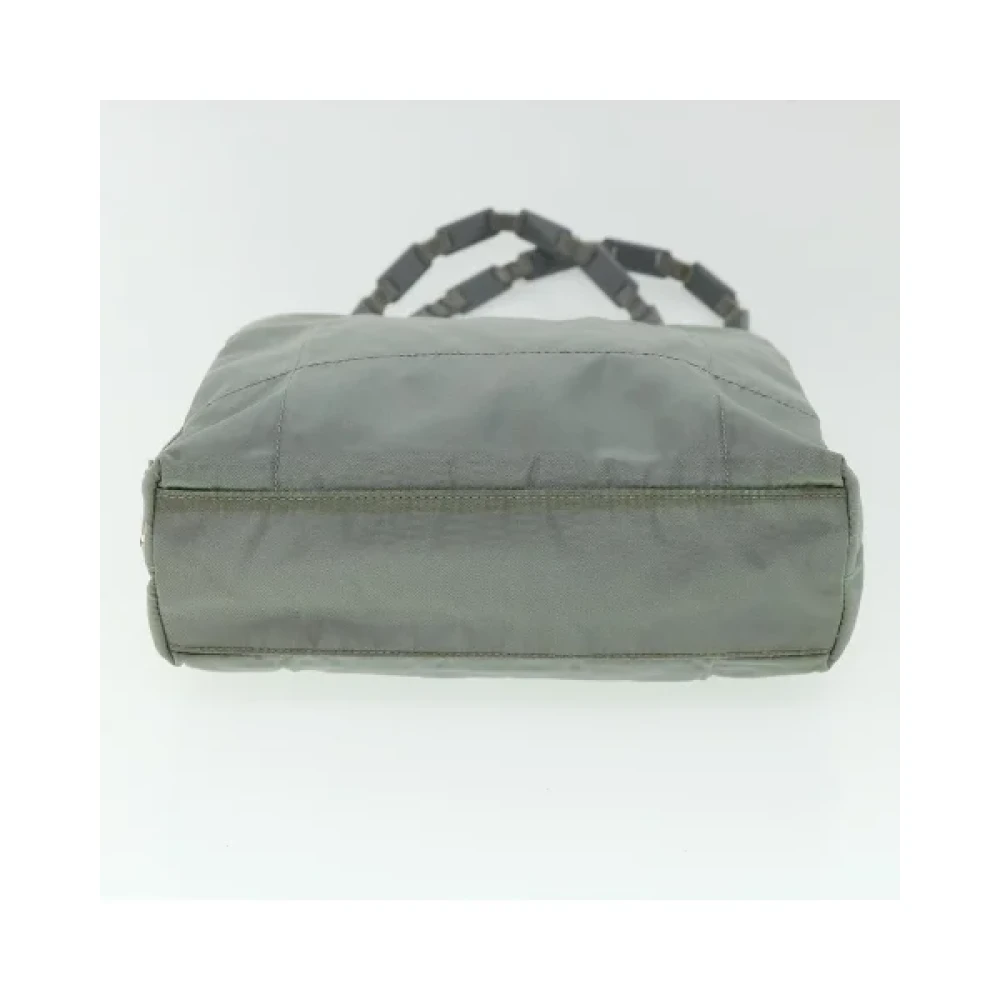 Prada Vintage Pre-owned Nylon prada-bags Gray Dames