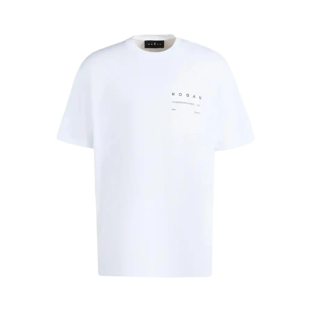 Hogan Witte T-shirt en Polo Collectie White Dames