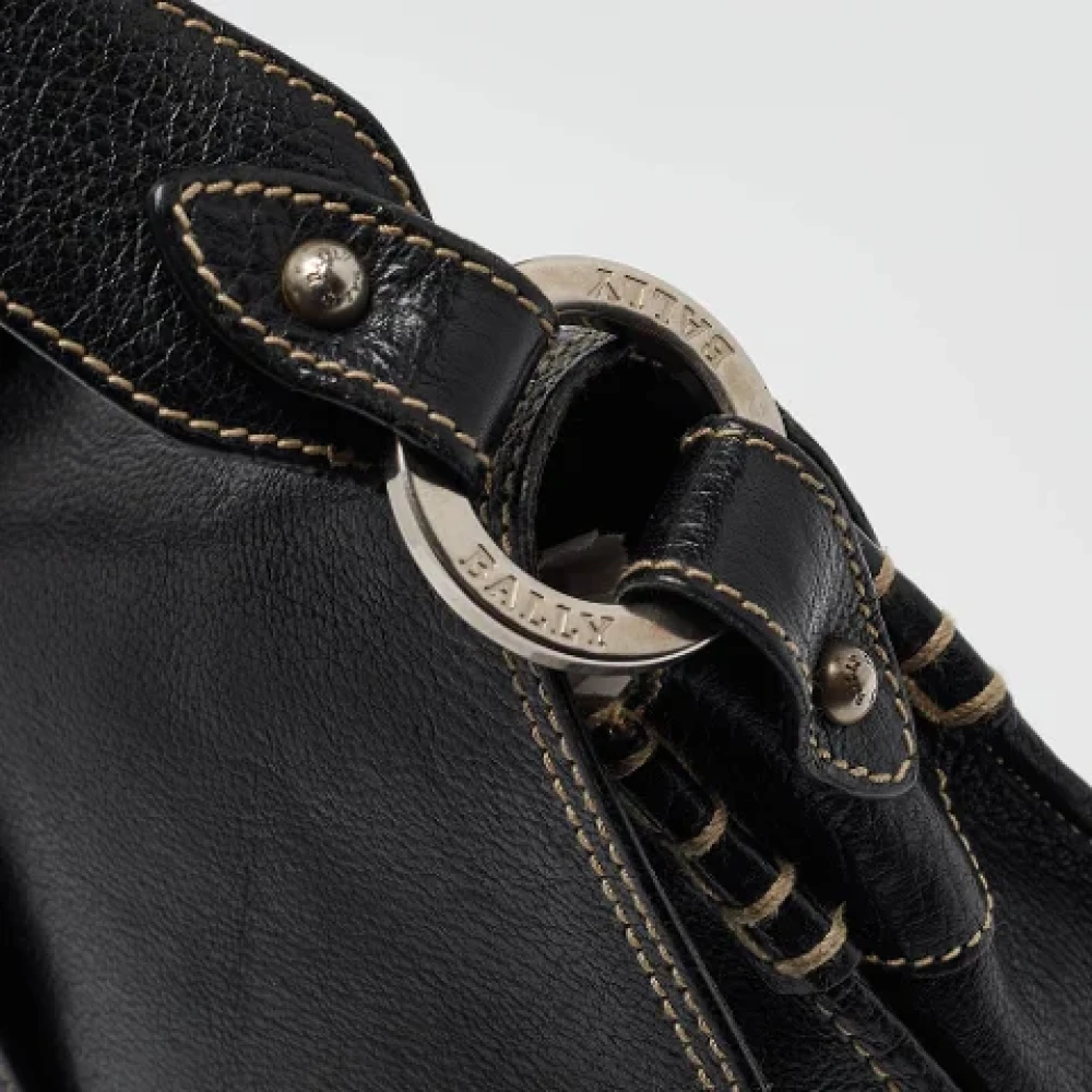 Bally Pre-owned Leather shoulder-bags Black Dames