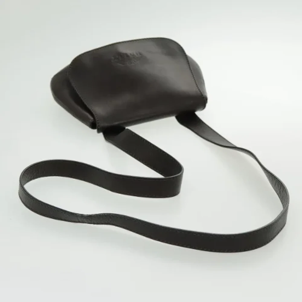 Bally Pre-owned Leather shoulder-bags Black Dames