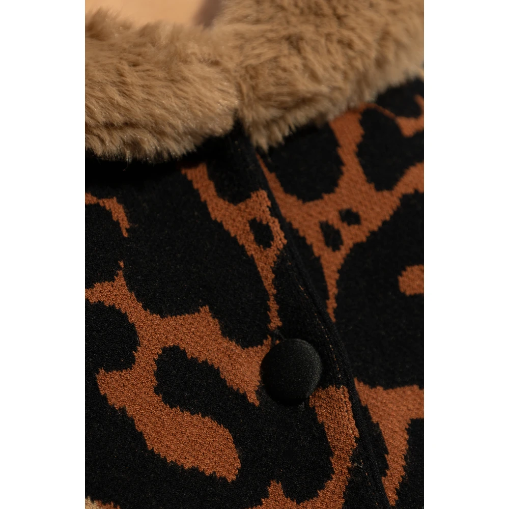 Blumarine Vest met dierenmotief Brown Dames