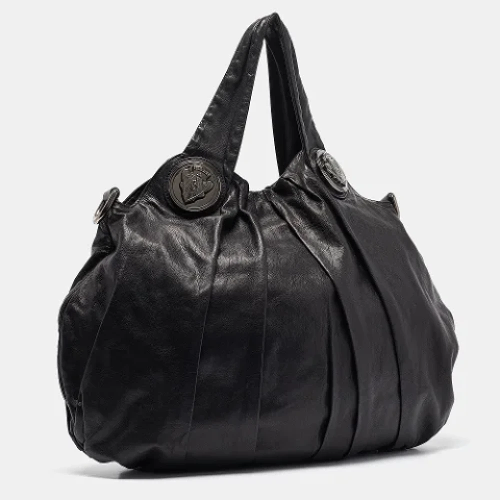 Gucci Vintage Pre-owned Leather handbags Black Dames