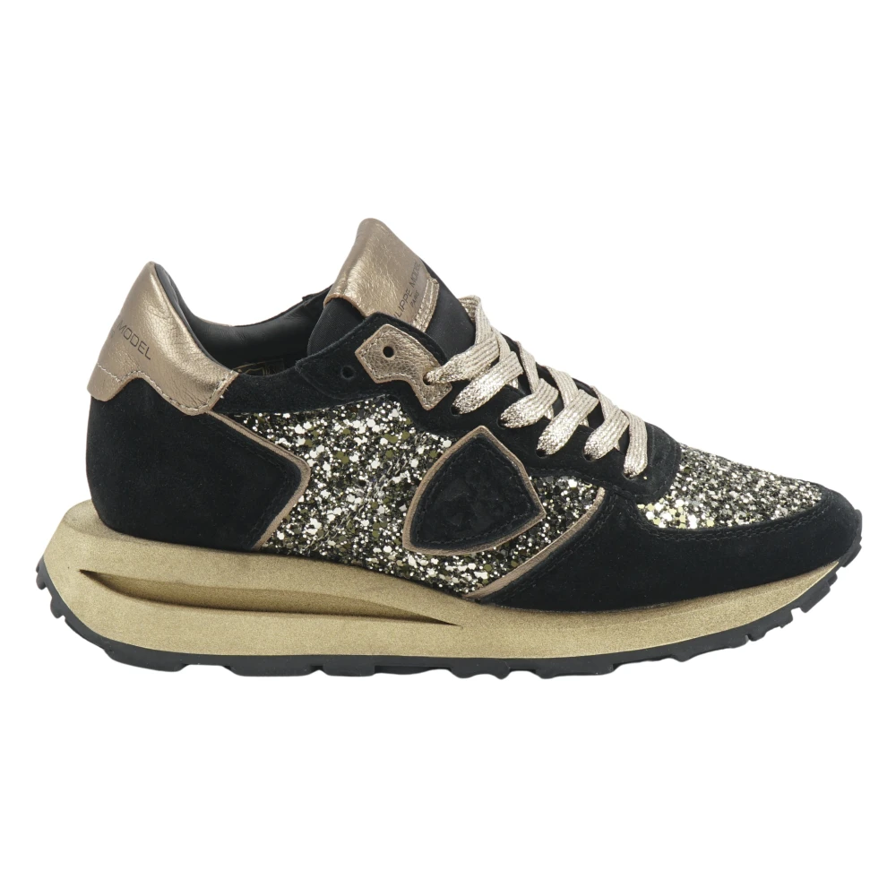 Philippe Model Tropez Haute Sneakers Dames Schoenen Zwart
