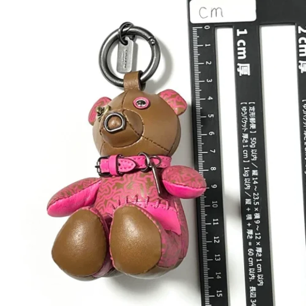 Coach Pre-owned Leather key-holders Brown Dames