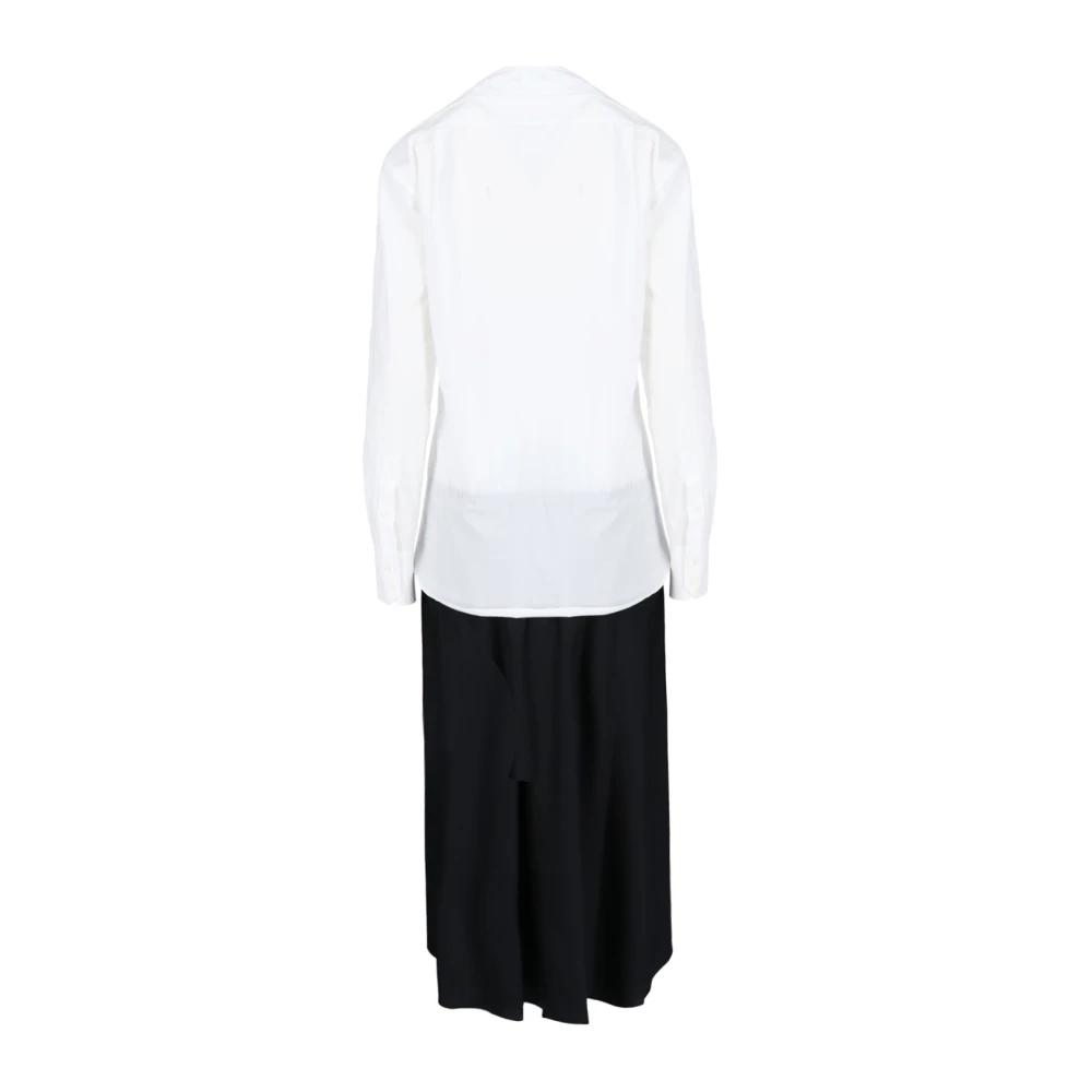 MM6 Maison Margiela Witte Shirt Dress White Dames