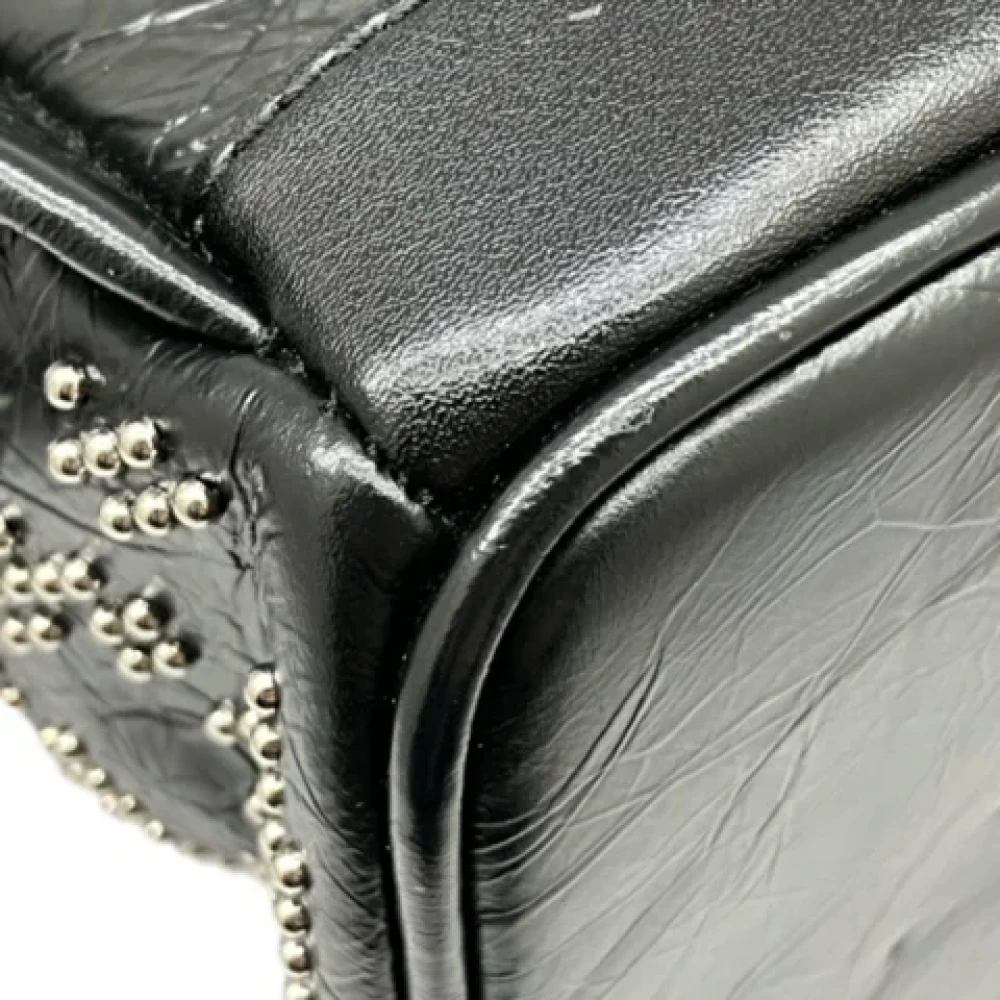 MCM Pre-owned Fabric backpacks Black Dames