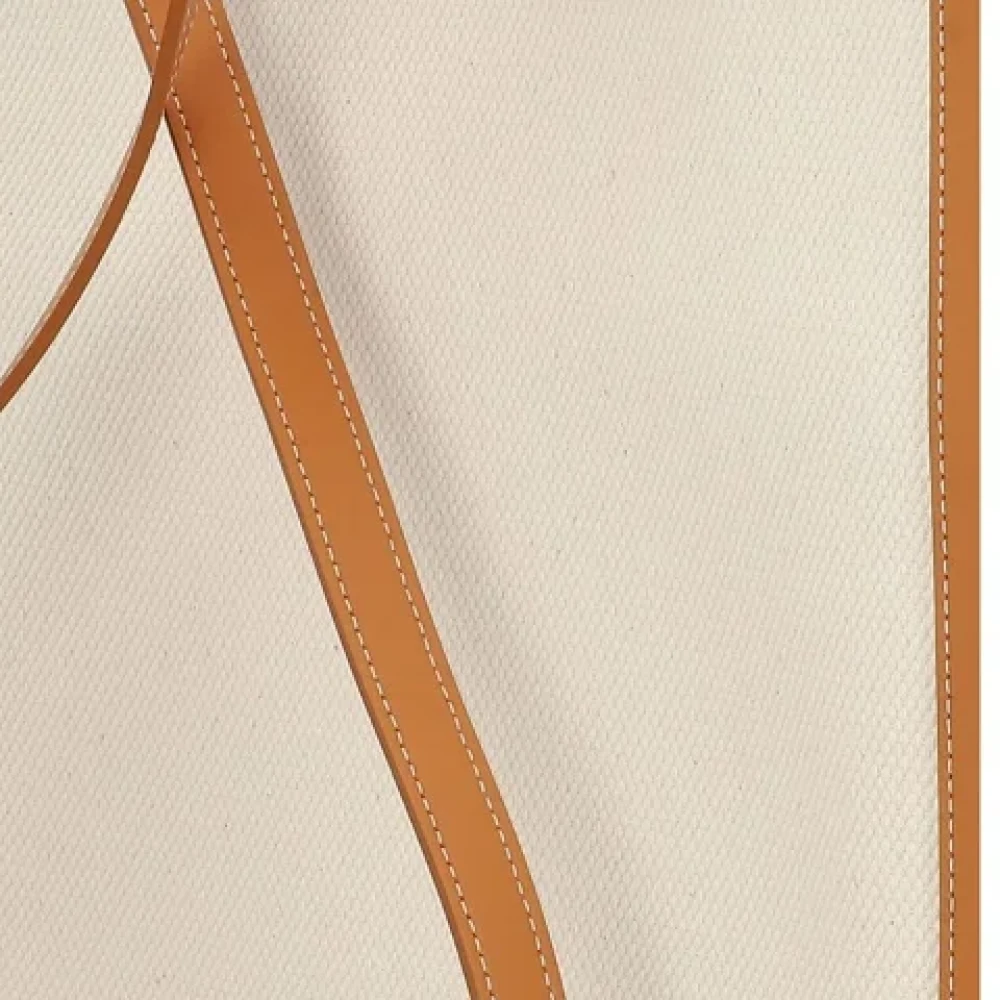 Celine Vintage Pre-owned Leather celine-bags Beige Dames