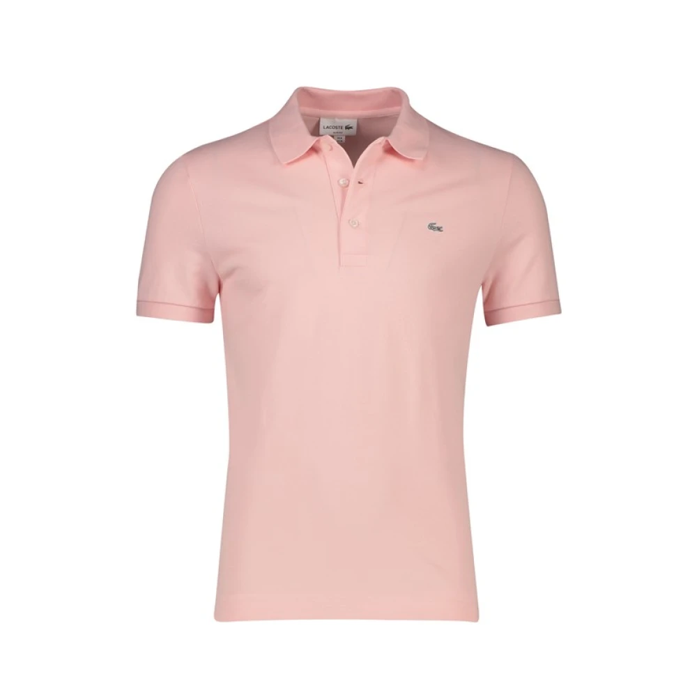 Lacoste Roze poloshirt met korte mouwen Pink Heren