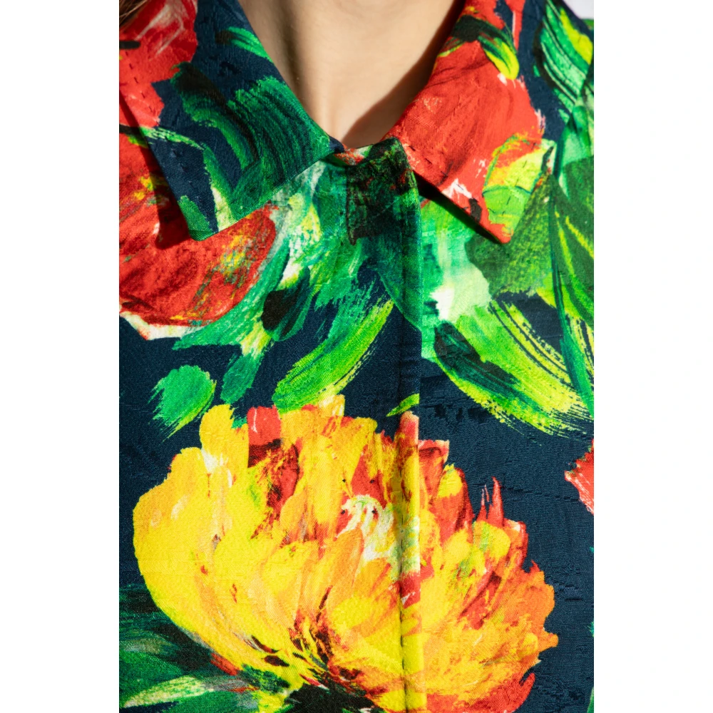 Dolce & Gabbana Blazer met bloemenmotief Multicolor Dames