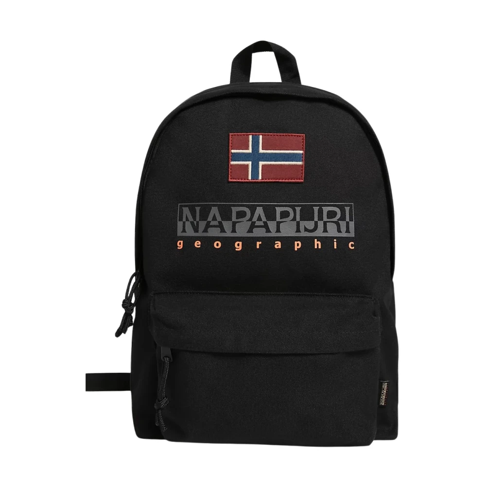 Napapijri Iconische Hering Katoenen Rugzak Black Heren