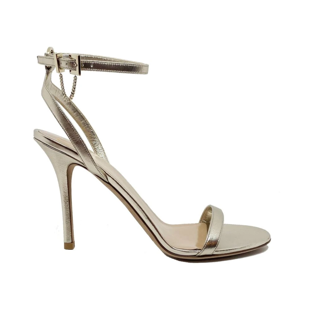 Valentino Garavani Yellow Stiletto Heel Sandals - Female - High Heel Sandals - 7 1/2 Uk - Shoes