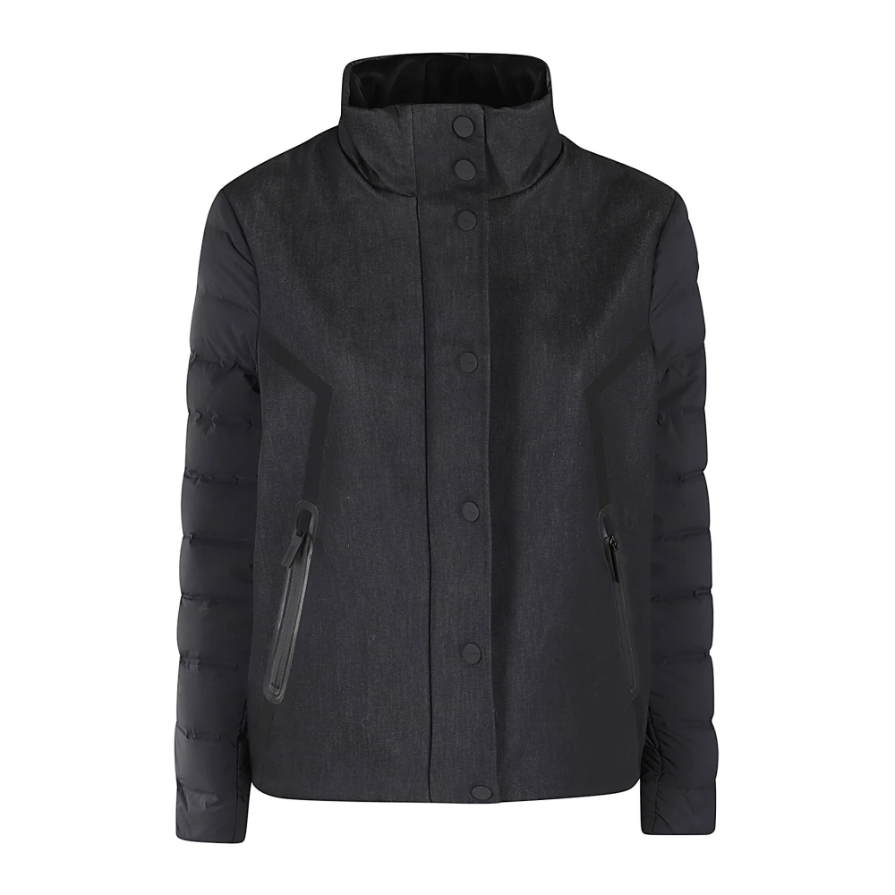 RRD Korte Hybride Parka Jas voor Vrouwen Black Dames