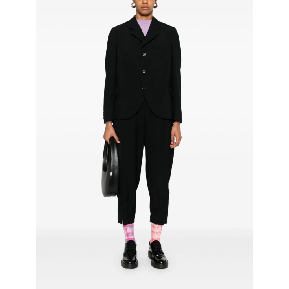 Comme des Garçons Zwarte Jas voor Stijlvolle Look Black Dames