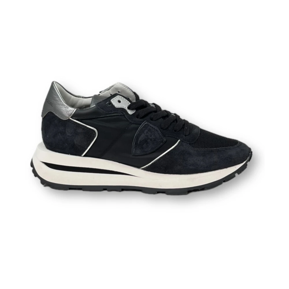 Philippe Model Women's Black Sneakers, 7 Uk, Tropez Haute Trainers