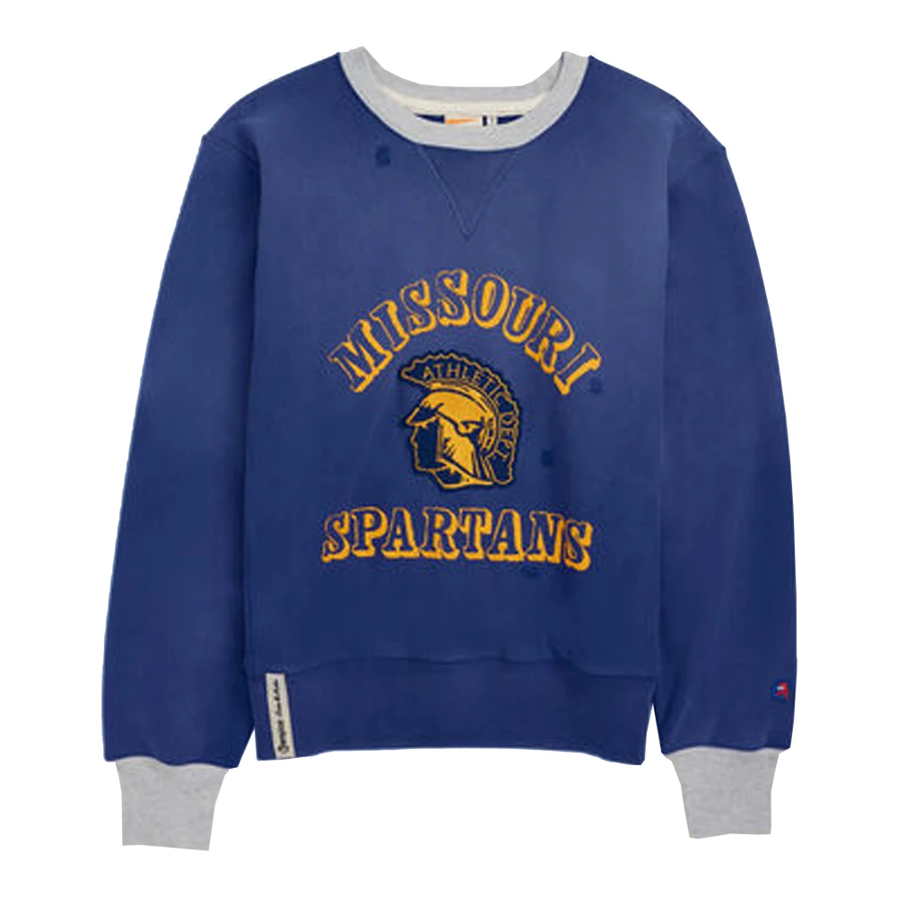 Champion Men's Blue Crew Neck Jumper - Sweatshirts - L - Sweatshirts & Hoodies