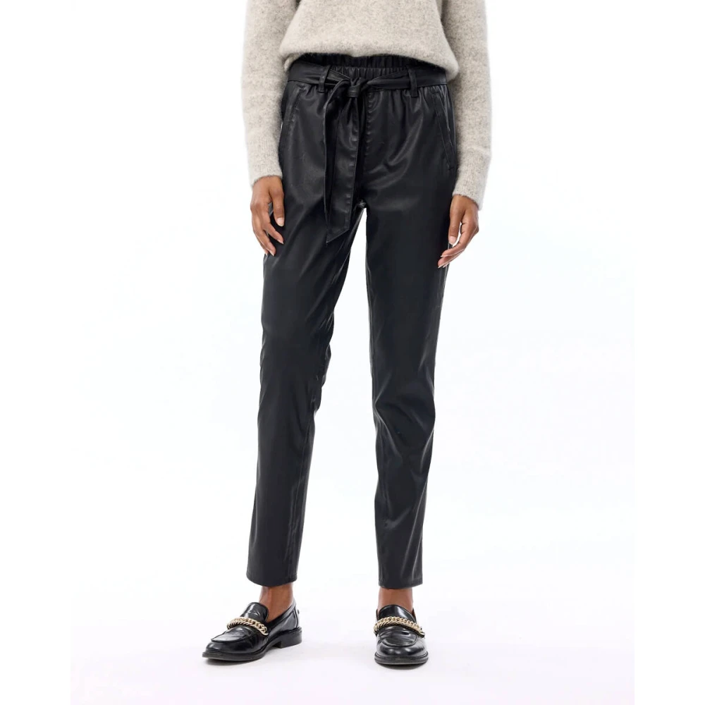 Knit-ted Stijlvolle Broek Francis Black Dames