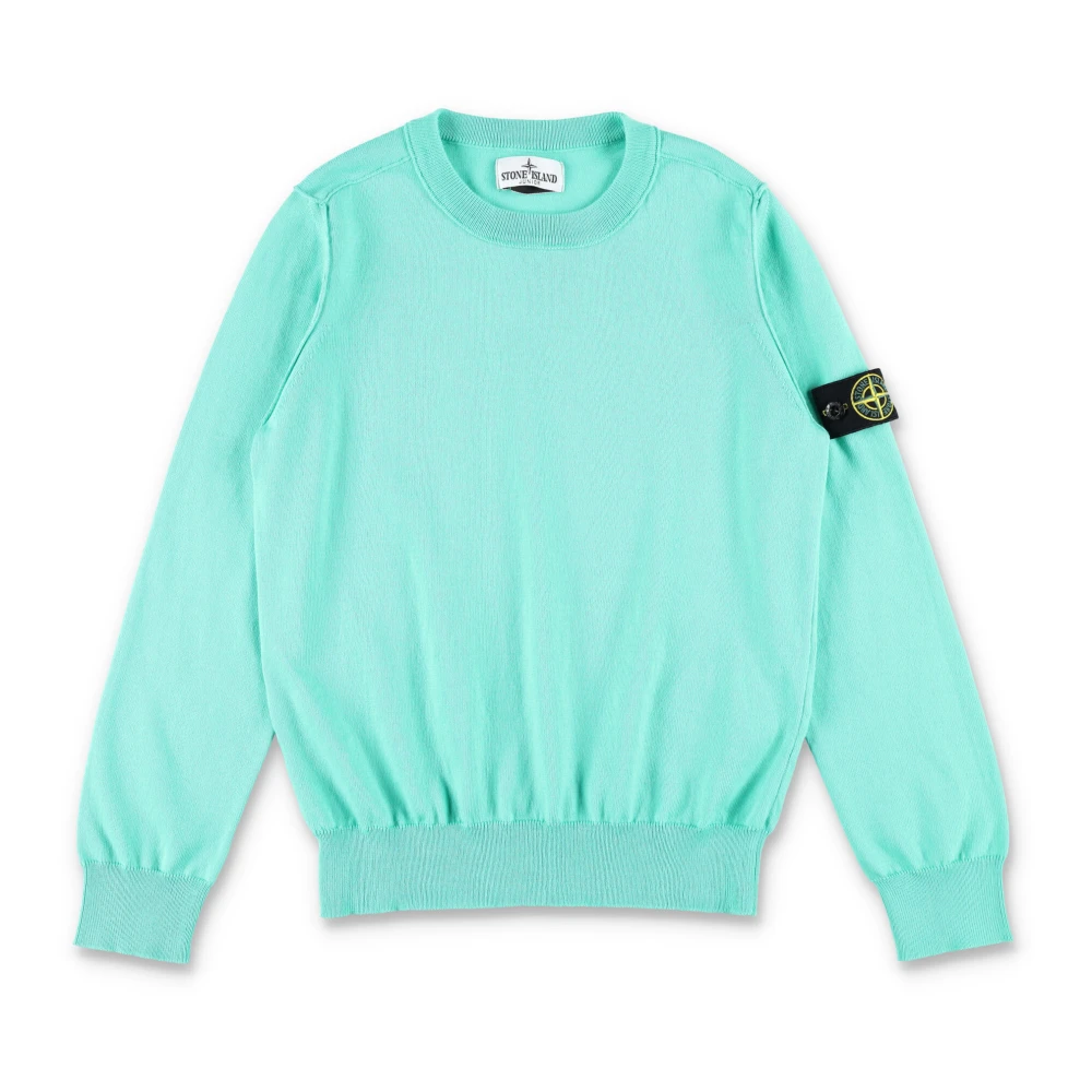 Stone Island Pojkar Stickad Tröja Green, Pojke