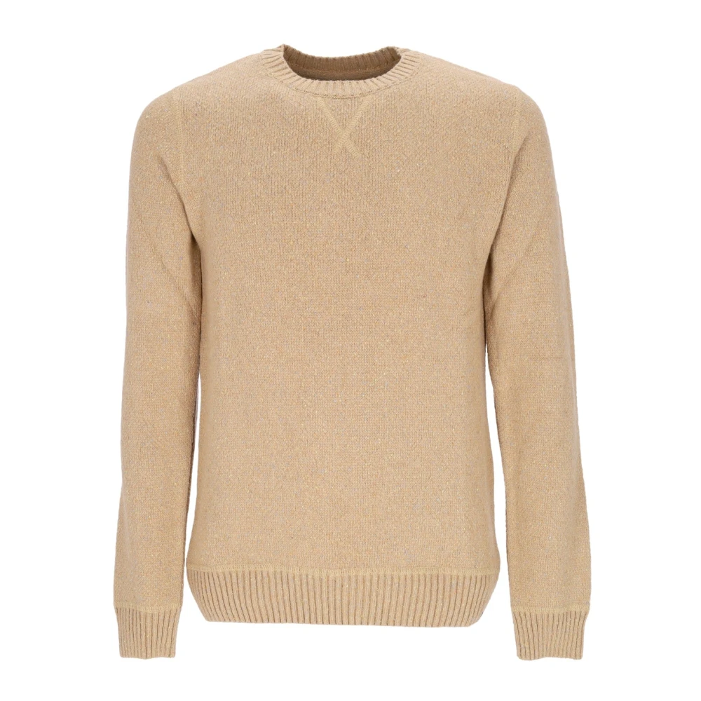 Element Zachte Pasvorm Crewneck Sweater Kameel Brown Heren