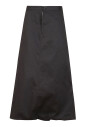 beige-cotton-gabardine-flared-skirt