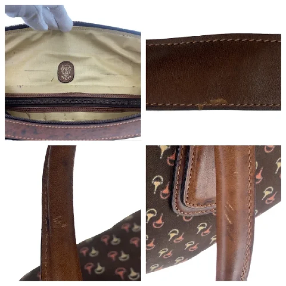 Gucci Vintage Pre-owned Canvas gucci-bags Brown Dames