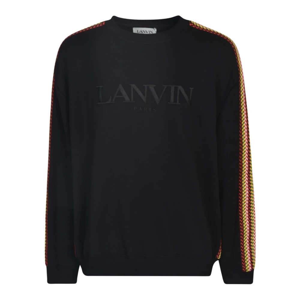 Lanvin Zwarte Sweaters voor Heren Black Heren