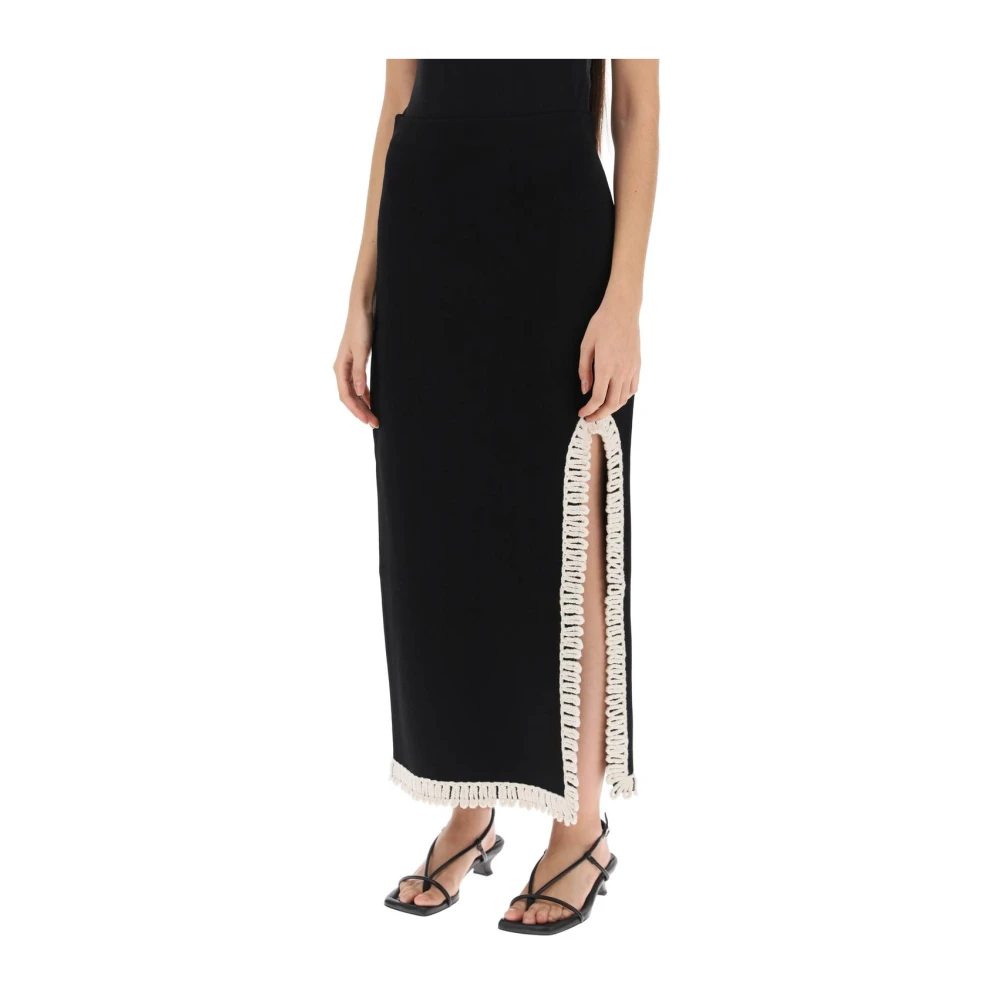 By Malene Birger Bloemenprint Mini Rok By Herenne Birger Black Dames