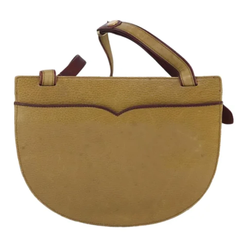 Cartier Vintage Pre-owned Leather shoulder-bags Beige Dames