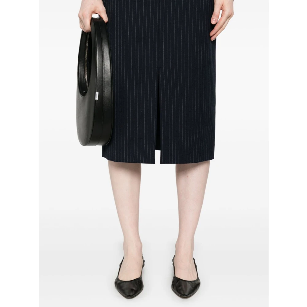 Calvin Klein Blauwe Rokken voor Vrouwen Aw24 Blue Dames