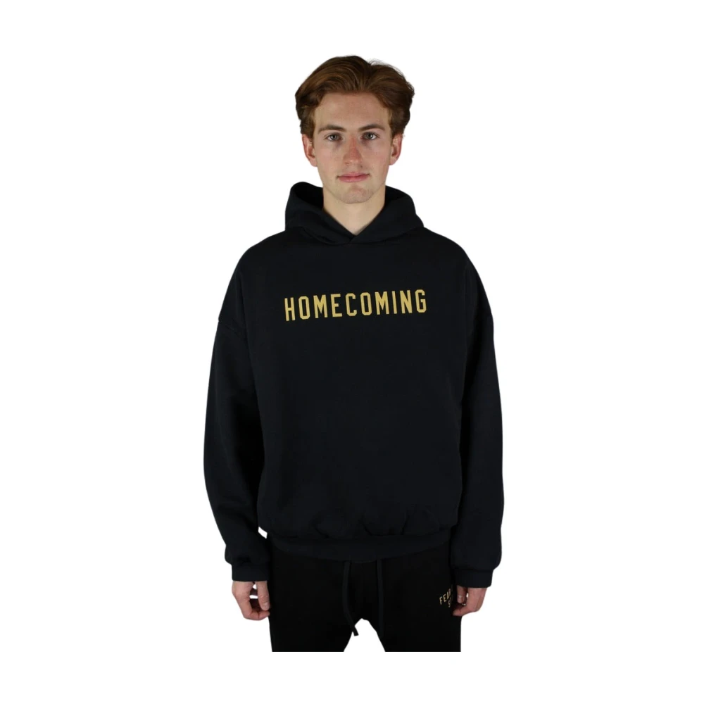 Fear Of God Zwarte Homecoming Fleece Hoodie Black Heren