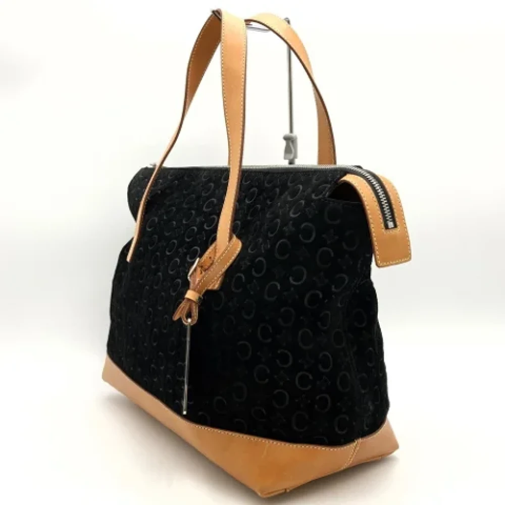 Celine Vintage Pre-owned Suede totes Black Dames