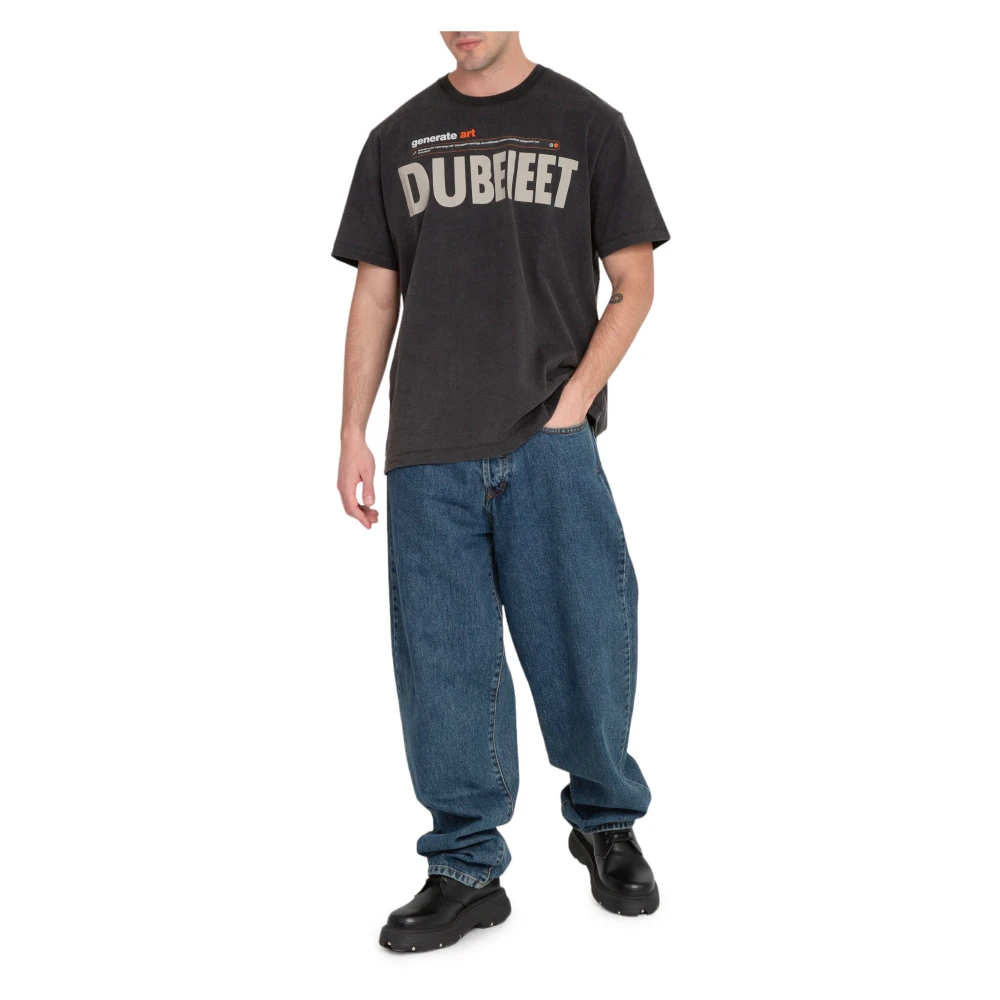 Doublet Zwart Logo Tee AI-gegenereerde Stijl Black Heren