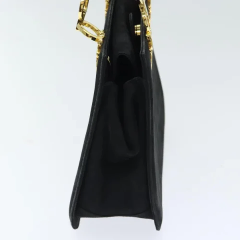 Salvatore Ferragamo Pre-owned Suede handbags Black Dames