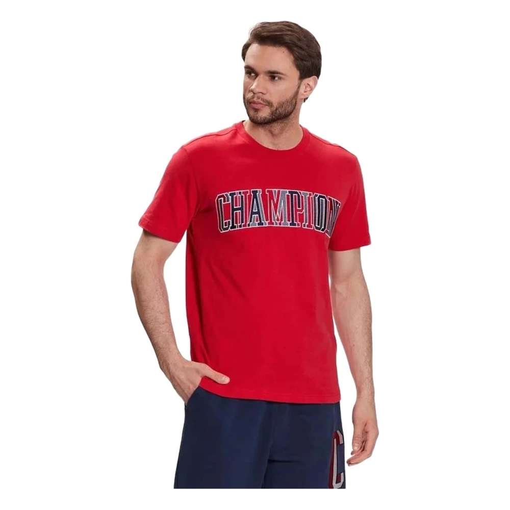 Champion T-shirt Red Heren