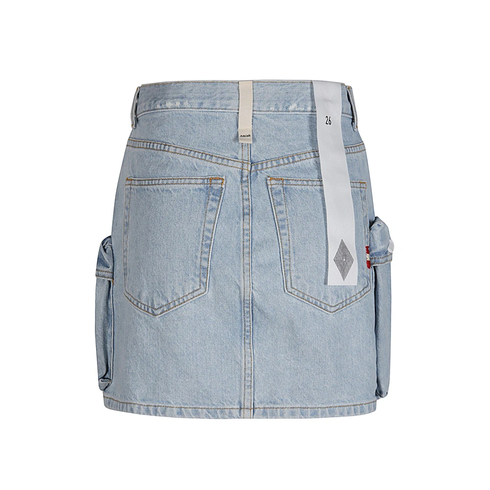 Amish Logo Denim Jeans Blue Dames