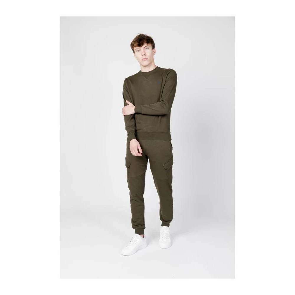 U.s. Polo Assn. Katoenen Hoodie Trui Herfst Winter Collectie Green Heren
