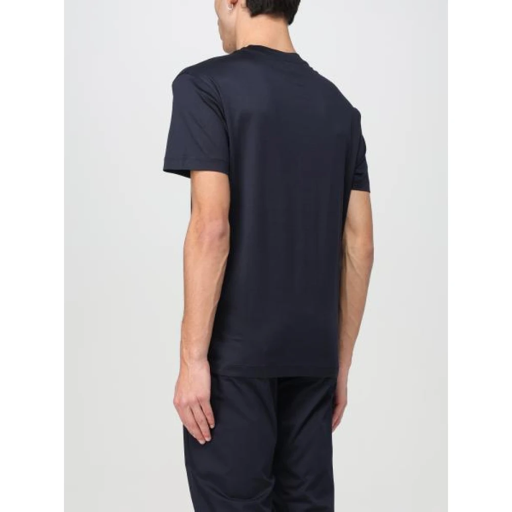 Emporio Armani T-Shirts Blue Heren