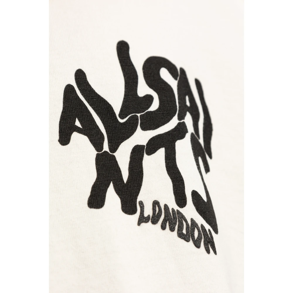 AllSaints T-shirt Orlando Beige Heren